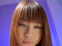 Exotic Japanese chick Mahiru Hino in Incredible Solo Girl, Fingering JAV clip