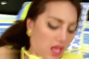 Exotic ladyboy Alice plays with dildo and gets fucked