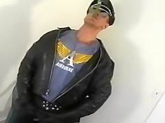 Exotic male in crazy uniform, bears homo adult scene