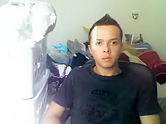 Exotic male in horny handjob, amateur homosexual xxx clip