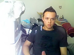 Exotic male in horny handjob, amateur homosexual xxx clip