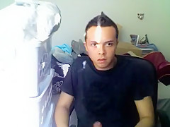 Exotic male in horny handjob, amateur homosexual xxx clip