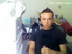 Exotic male in horny handjob, amateur homosexual xxx clip