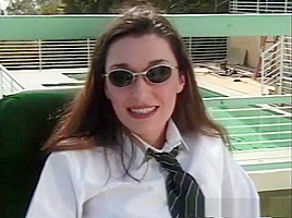 Exotic pornstar Sabrina Johnson in horny college, brunette xxx video