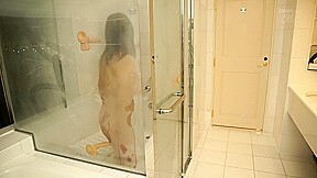 Fabulous Japanese girl in Horny Shower, Masturbation JAV clip