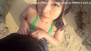 Fabulous Japanese model Megumi Haruka in Incredible JAV uncensored Blowjob video