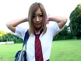 Fabulous Japanese whore Aika in Hottest Public, Solo Female JAV clip