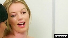 Fabulous amateur Stockings, Facial porn scene