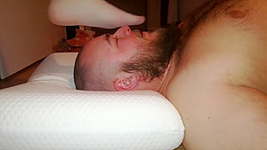 Face,Fingers,Cock trampling in white nylons