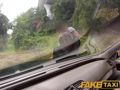 FakeTaxi: Posh golden-haired falls for my out of gas trick