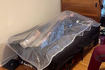 Feb 2 2023 - Vacpacked In My Hockey Gear In The Double Layer Sleepsack