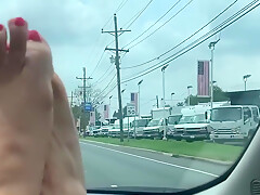 Feet Takes A Car Ride: Dick Spa