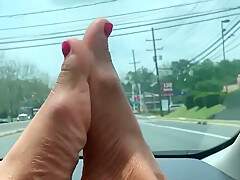 Feet Takes A Car Ride: Dick Spa