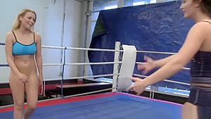 Female Wrestles Indulge In Lesbo Sex