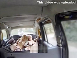 Fierce Big Boobs Passengers Lesbian Action In The Cab