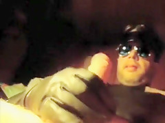Filthy Gay In Latex Suit