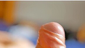 Flowing oozing precum cum Gliding edging self control