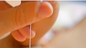 Flowing oozing precum cum Gliding edging self control