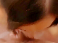 Footjob To Orgasm In Bathroom