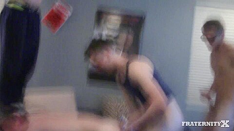 Fraternity X Slobbering Hole Fucked