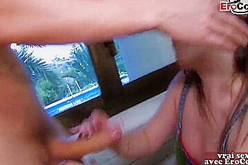 French Amateur teen 18+ Tries Painful Anal – Homemade