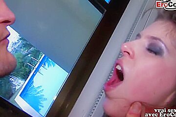 French Amateur teen 18+ Tries Painful Anal – Homemade