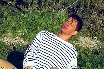 Fresh Lad Gets Butt-fucked Alfresco