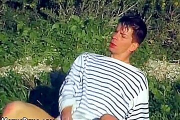 Fresh Lad Gets Butt-fucked Alfresco
