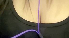 Fresh eastern barely legal Sachi gets access to a fuck stick