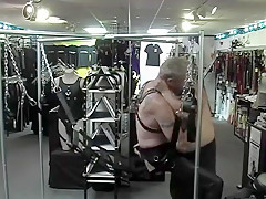 Fucking in the sex-toy store - Pig Step daddy Productions
