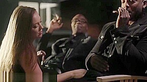 Fun Nite! Wife In Black Dick DP w Husband & His Best Boy