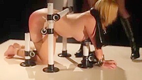 Gagged Bdsm Slut Pussy Fingered