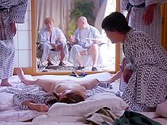Gangbang With This Shy Japanese Milf
