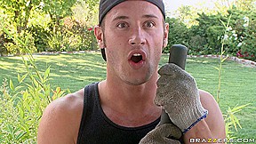 Garden Boy Ploughs Through Wet Pussy With Danny Mountain, Jewels Jade - Brazzers