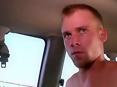 Gay teen 18+ ass fucked by straight dude on the sex bus floor