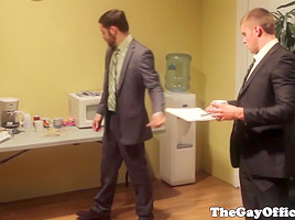 Gaysex office hunks hardcore fuckfest