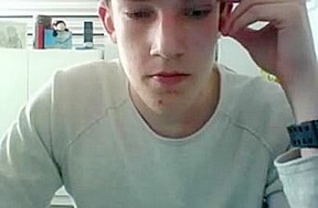 German Cute Boy Fingering His Smooth Big Ass,Nice Cock