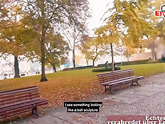 German Slut Make Real Sexdate And Outdoor In