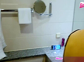 German amateur teen 18+ shemale get anal fuck in bathroom homemade