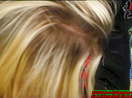German lesbian BDSM session with spanking