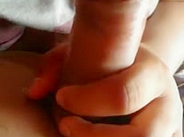 Gf giving me a blowjob while her Step mom is in the other room