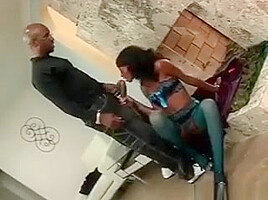 Ghetto teen 18+ Ebony Oral And Big Dildo In Ass