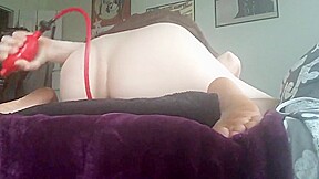 Girl Uses Inflatable Plug