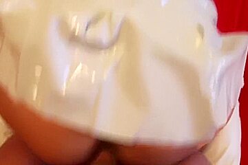 Girl fucked in PVC Nurse Costume