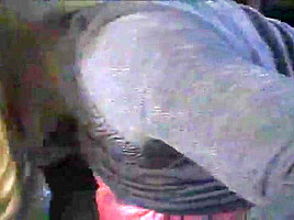 Girlfriend giving me a blowjob in my car on break