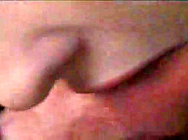 Girlfriend giving me a blowjob in my car on break