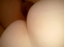 Girlfriend sucks small dick and gets pussy full of cum