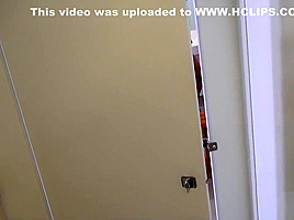 Girls Dyke out in bathroom while guy films