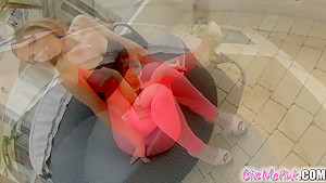 GiveMePinks Tina Hot fucks her pussy and ass with her new sex toys