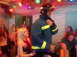 Glam euro amateur railed at sex party by male stripper